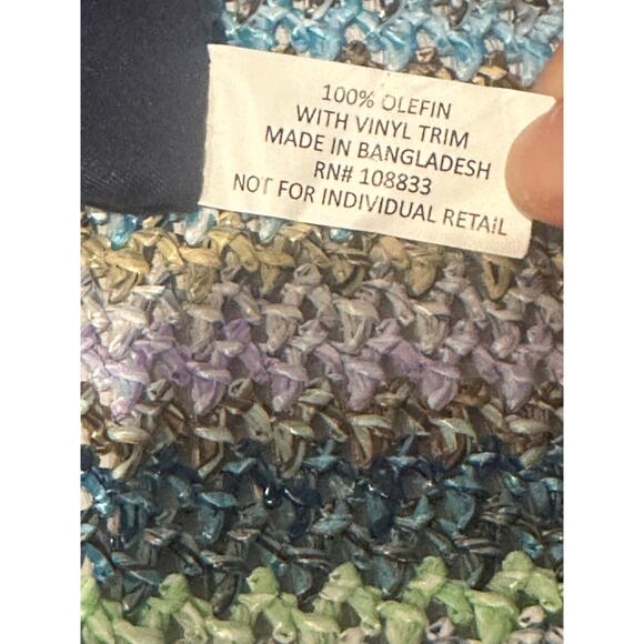 Rosetti Double Handle Tote Bag Purse Shoreline Straw NWOT - 2 Pieces coin purse - Picture 9 of 9